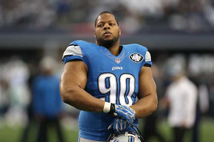 If he hits the market, Suh would be the most sought-after defensive line free agent since Reggie White. (Sarah Glenn/Getty Images)  